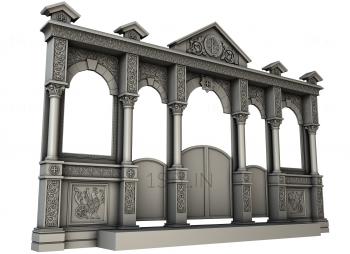 Iconostasis (IKN_0151) 3D model for CNC machine